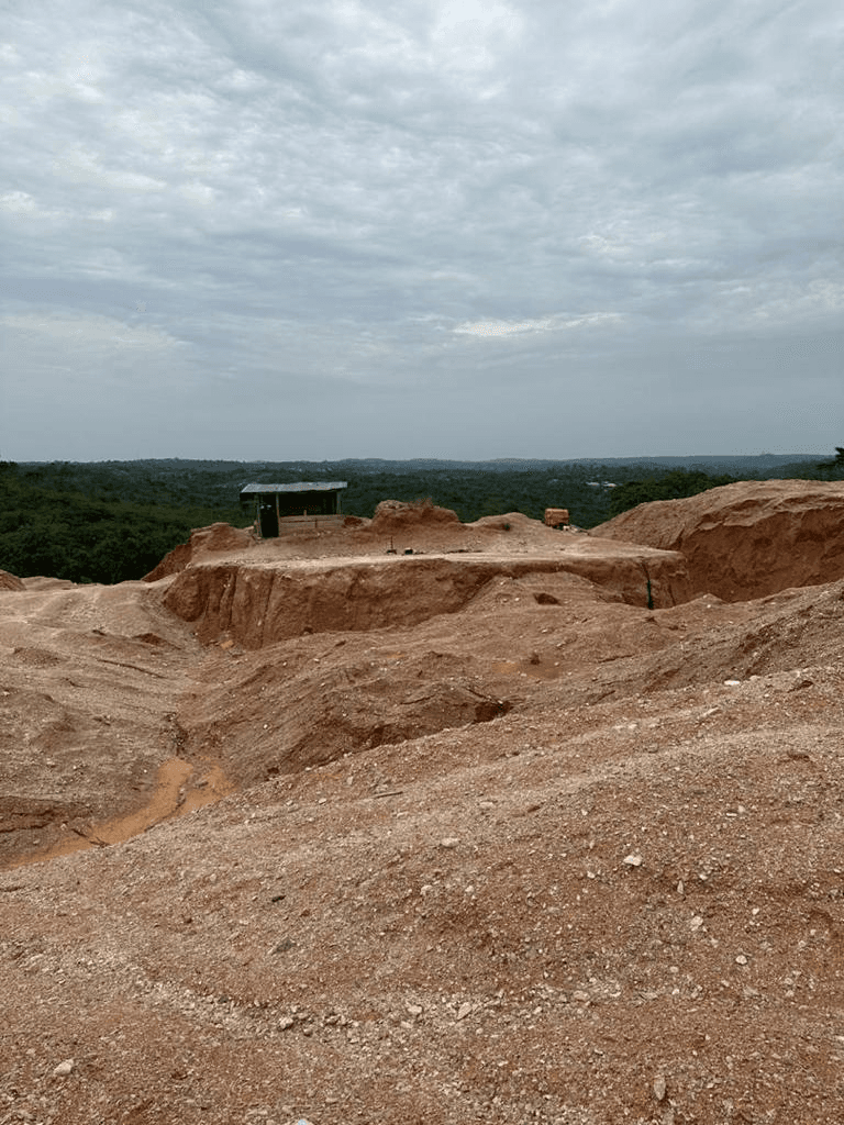 Surface picture of Revelle mine in Ekiti State